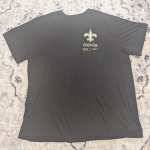 Nike NFL Saints Black Dri-Fit Tee | XXL On Field Fan Shirt